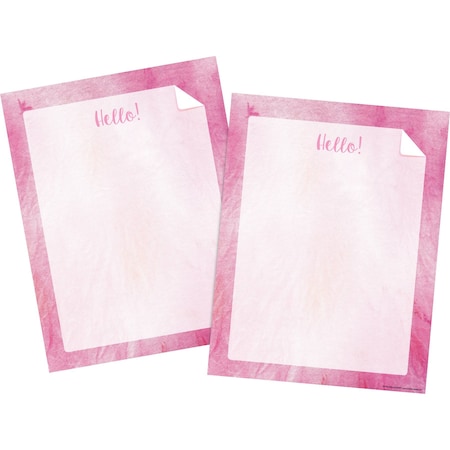 Barker Creek Pink Tie-Dye and Ombr Computer Paper, 100 sheets/Package 4340